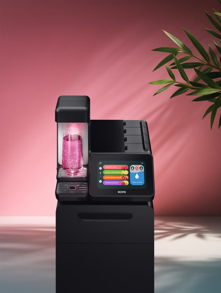 H2YO station met smaakwater